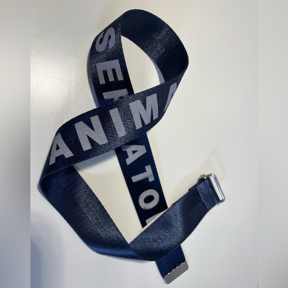 The Animals Observatory Blue Logo Belt